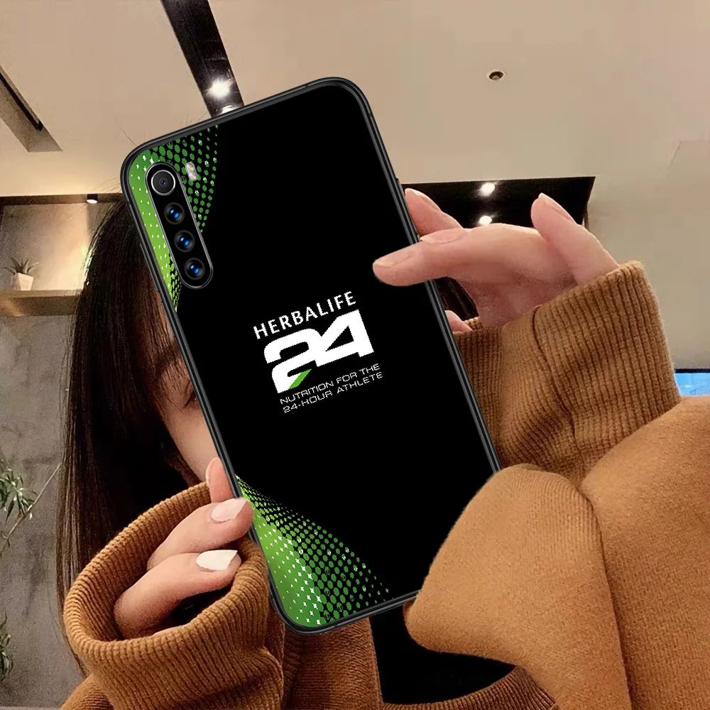 

Herbalife Phone Case For Xiaomi Redmi Note 7 8 8T 9 9S 4X 7 7A 9A K30 Pro Ultra black Waterproof Fashion Cell Soft Shell