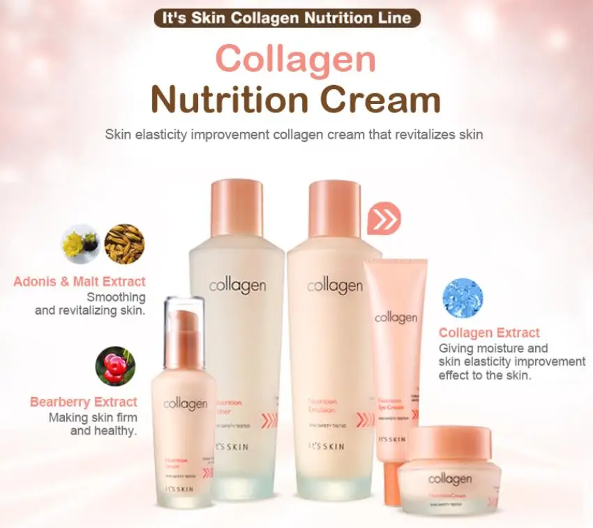 

IT'S SKIN Collagen Nutrition Toner 150ml Moisturizing Facial Serum Collagen Power Lifting Essence Anti Wrinkle Nourish Skin Care