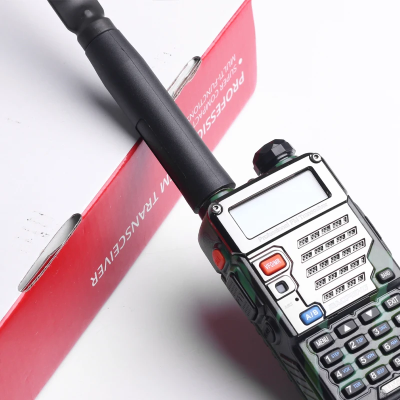 

2021 Flexible Radio Tactical Antenna Foldable SMA- Female VHF UHF 144/440Mhz Baofeng UV-82 UV5R BF-888S AR-F8/152 Walkie Talkie