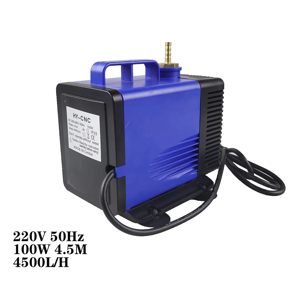 CNC 220V 100W 4 5 M 4000L/ч (Бесплатная м PU трубки) Многофункциональный погружной насос для