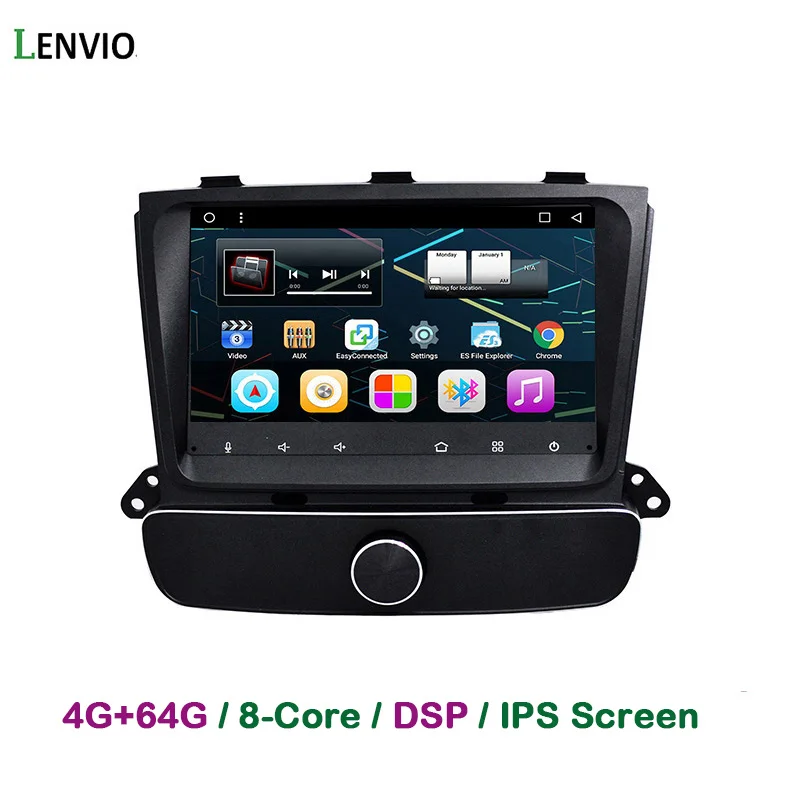 Lenvio 4 Гб ОЗУ 64 Гб ПЗУ Восьмиядерный Android 8,1 Автомобильный gps dvd-плеер для KIA Sorento 2013 Высокая версия аудио радио DSP BT " ips