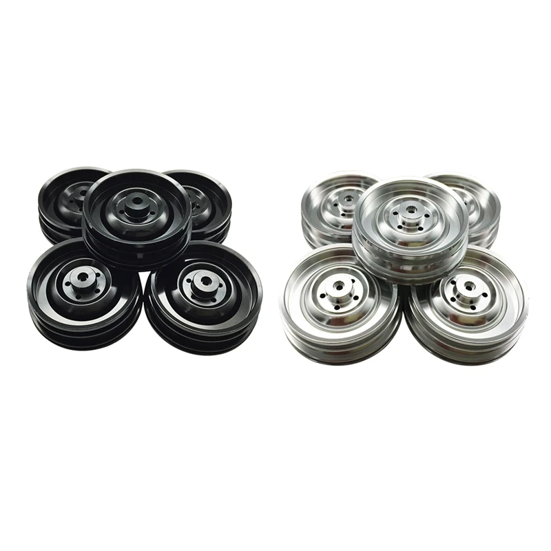 

5Pcs Metal Wheel Hub Tyre Spare Tire for Q65 Jeep 1/10 2.4G 4WD RC Car Upgrade Parts Accessories