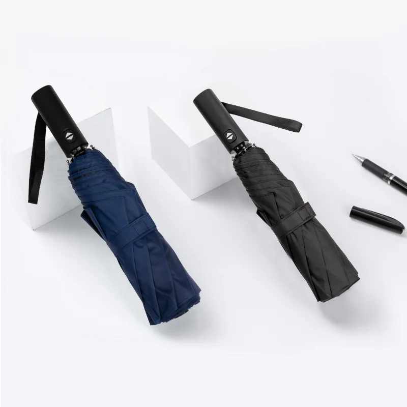 

Автоматический зонт от дождя и дождя, складной зонт тройного сложения, защита от солнца, УФ-лучей