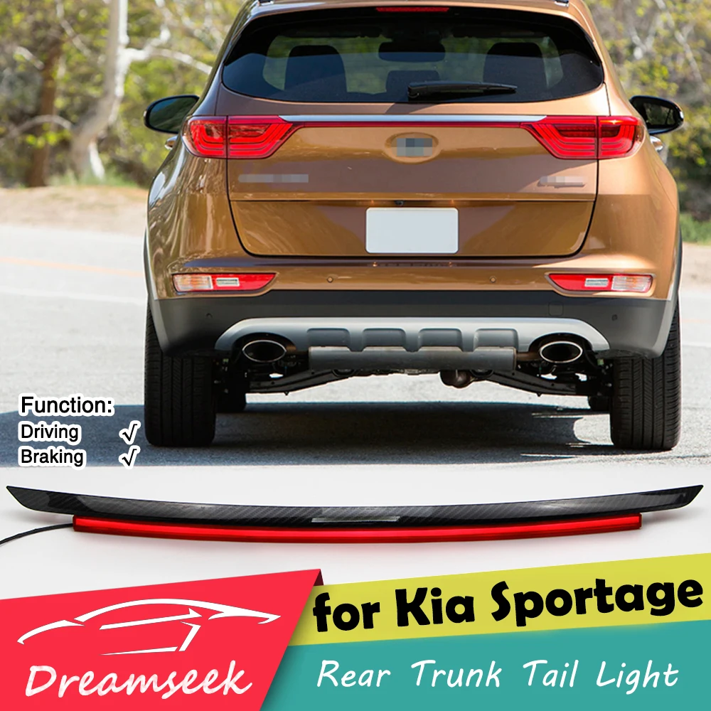 Задний бампер светильник для Kia Sportage QL 2016 2017 2018 красный Светодиодный отражатель