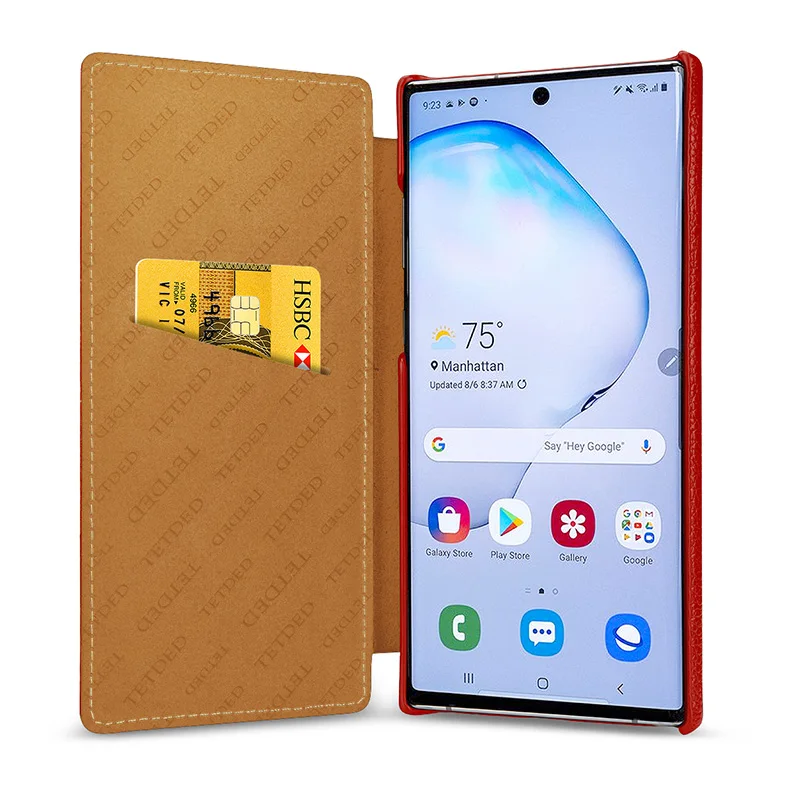 Для samsung Galaxy Note 10 Plus чехол-кошелек с отделениями для карт для samsung Galaxy Note10 Note 10 Fundas кожаный флип-чехол