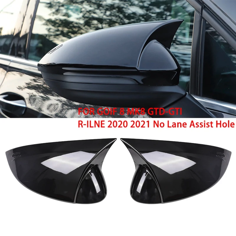 

Черная крышка для зеркала заднего вида Ox Horn для Golf 8 MK8 GTE GTD-R-Line 2020 2021