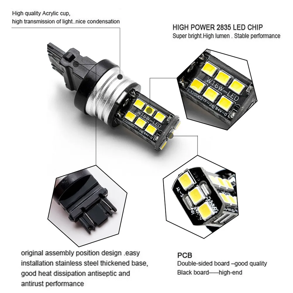 

Светодиодный ные лампы 3156LL 3156 3157A 3157 3157 1 пара 3357A 15 3356 SMD