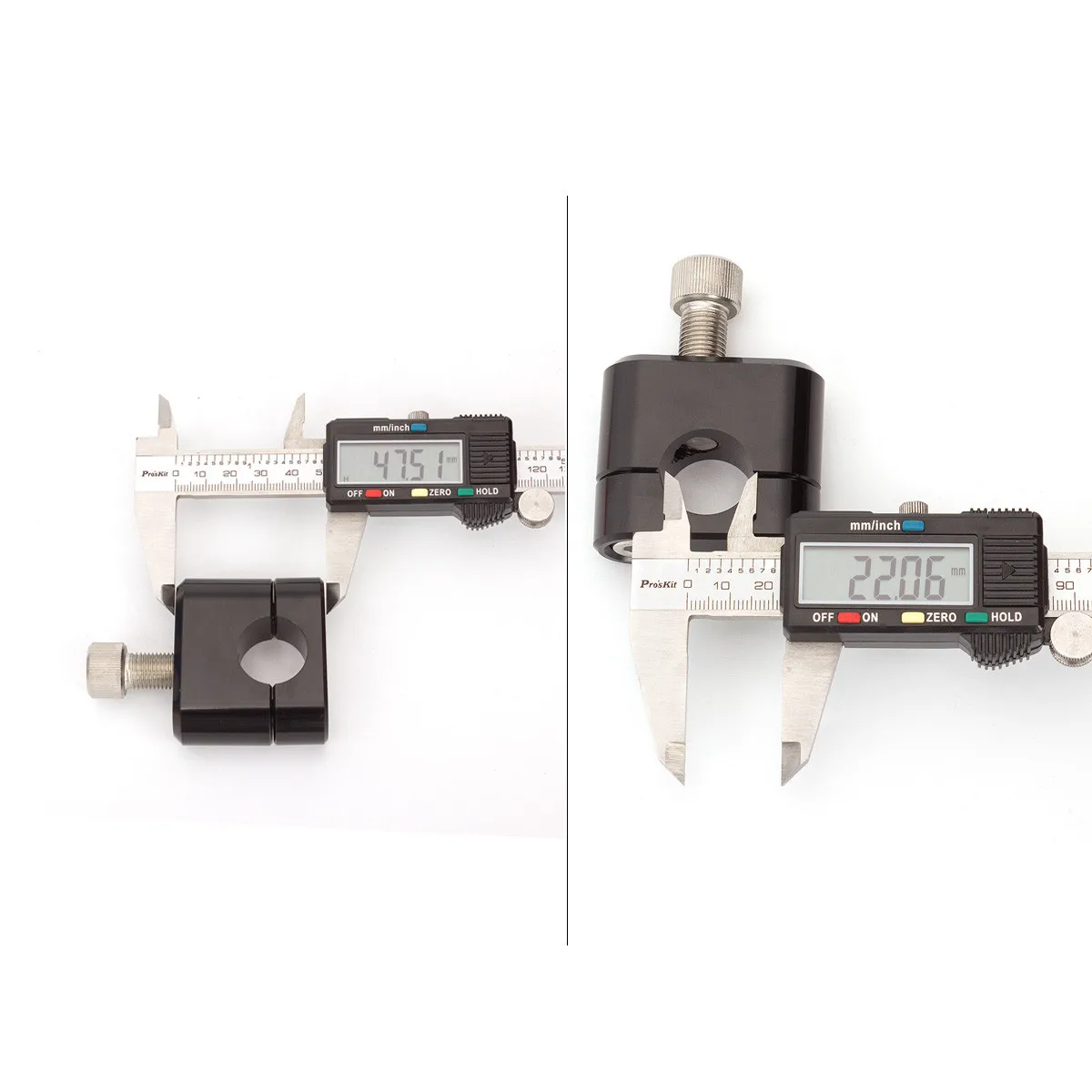 Зажим для крепления на руль мотоцикла 7/8 дюйма 22 мм