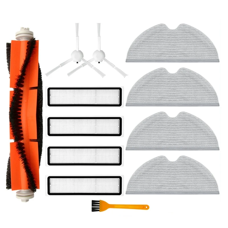 

Запчасти для робота-пылесоса Xiaomi Dreame D9, сменный валик, боковая щетка, Hepa фильтр, насадка на швабру