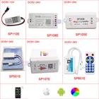 DC 5V 12V 24V WiFiмузыкаBluetooth-совместимый светодиодный контроллер RGB лампа лента диммер для WS2812B WS2811 пиксели RGB светодиодный ная ленсветильник
