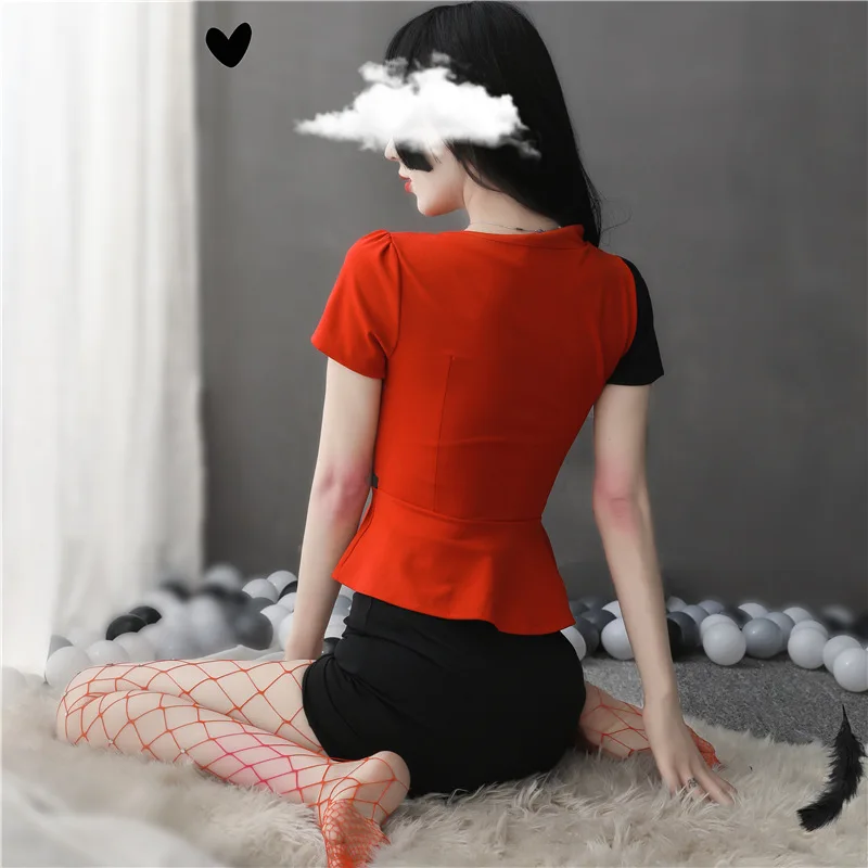 Сексуальный женский топ с оборками сексуальная юбка брюки костюм для выпускного