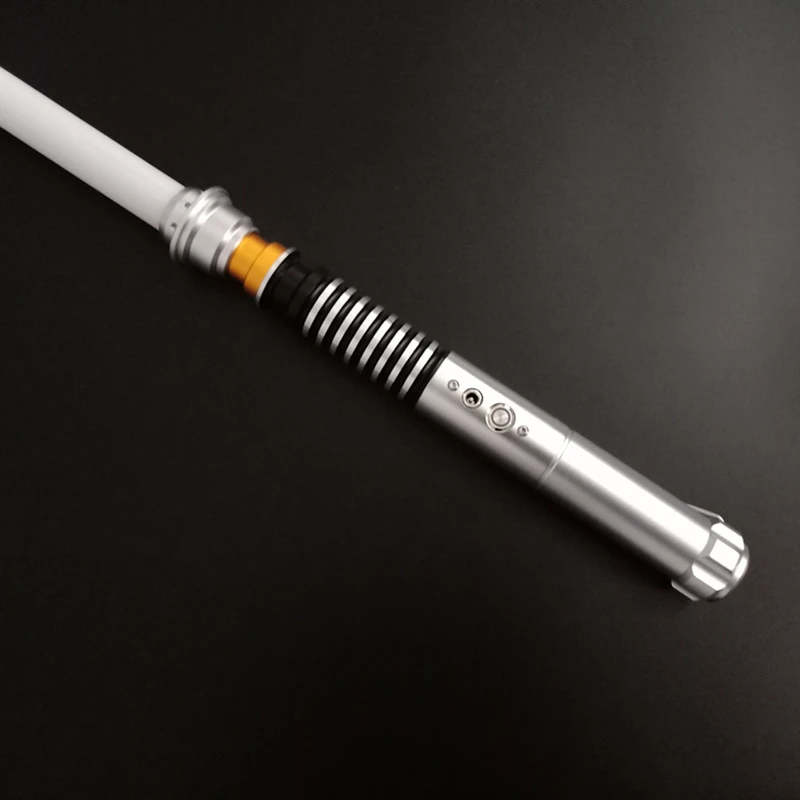 

1set Lightsaber Heavy Dueling Rgb Lightsaber Toy Metal Handle Laser Sword Sound Cosplay Effects Fx Foc Blaster Boy Toys Gift Led