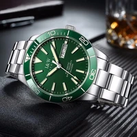 carnival brand fashion automatic business watch luxury diving sport mechanical watches for men waterproof 100m luminous reloj