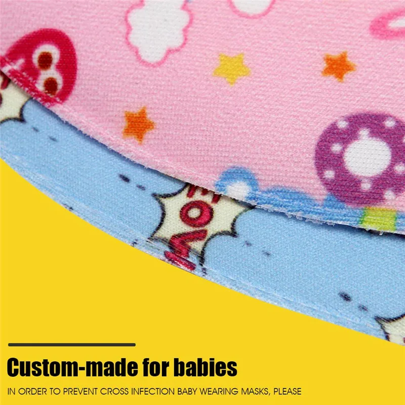 5Pcs Breathable Cotton PM2.5 Children Mouth Mask Cute Cartoon Rabbit Flower Smog Warm Dust Fits 2-10 Years Old Kids | Красота и