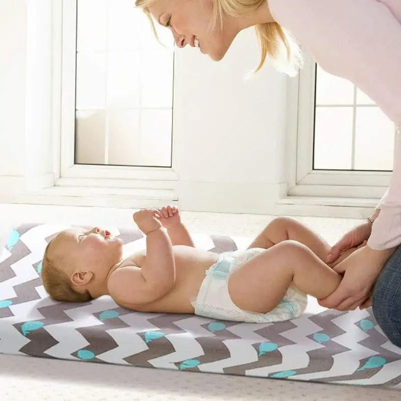 Пеленальный коврик на танкетке для детей простыня колыбели сменный набор