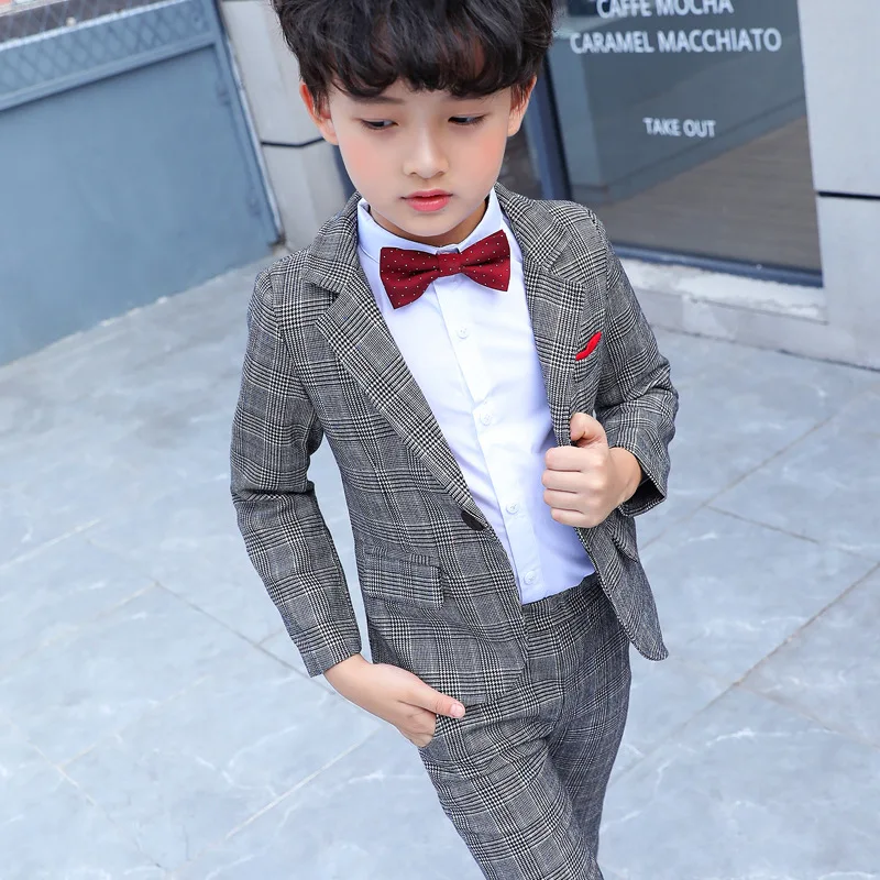 Костюмы для маленьких мальчиков торжественные Детские блейзеры свадьбы