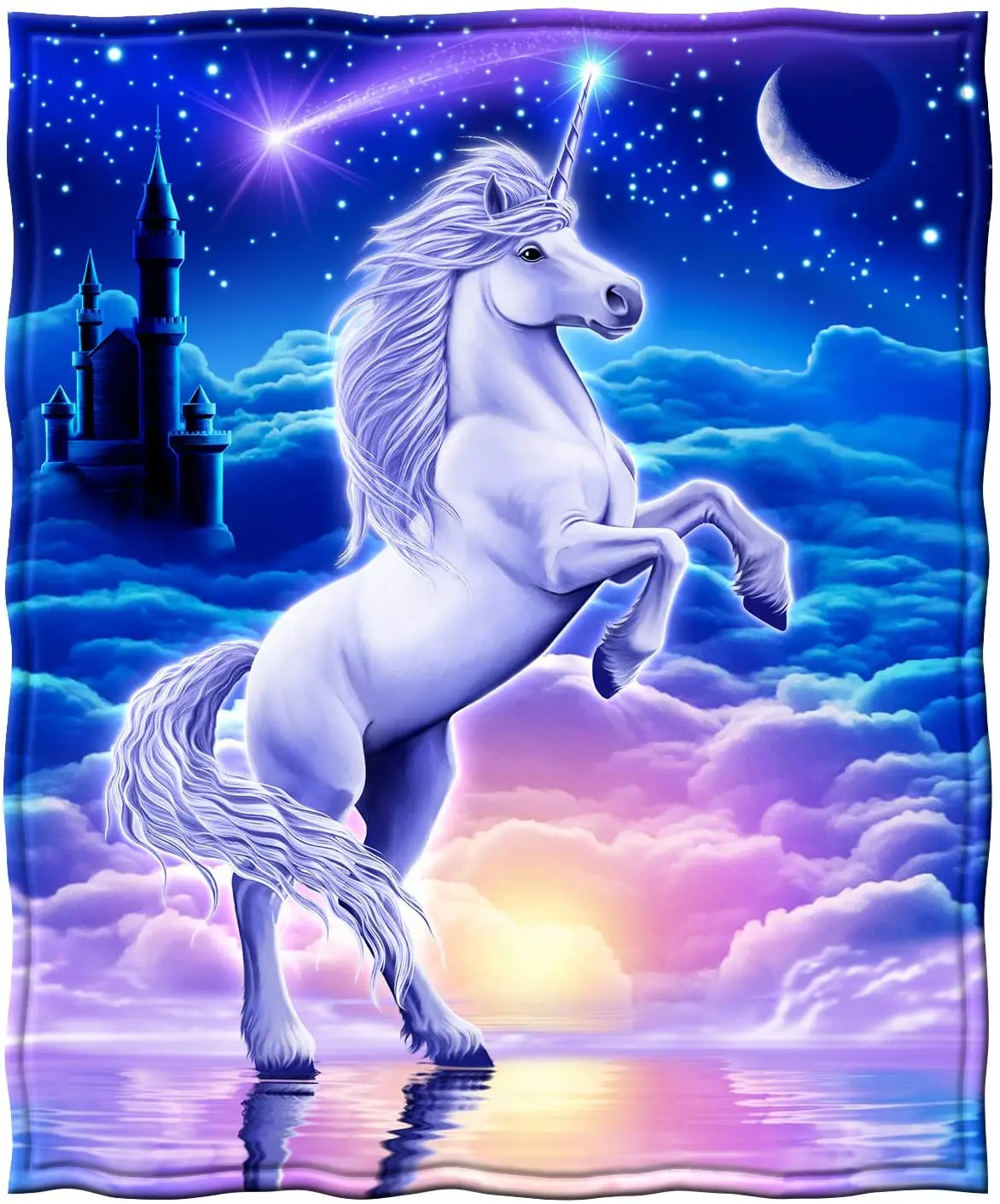 

Unicorn Super Soft Plush Fleece Throw Blanket Throw Blanket Fluffy