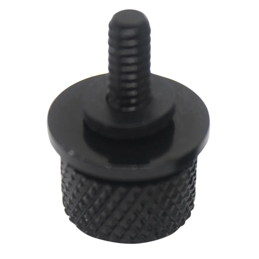 Black VODOOL CNC алюминий 6 мм сиденье мотоцикла болт Tab винт мотоцикл Скутер обтекатель седло болт Крепление Винт аксессуары для Harley - Цвет: Black