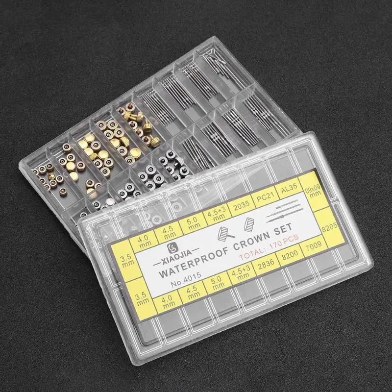 Сменный Набор инструментов для ремонта часов 170 шт./кор. металлические аксессуары