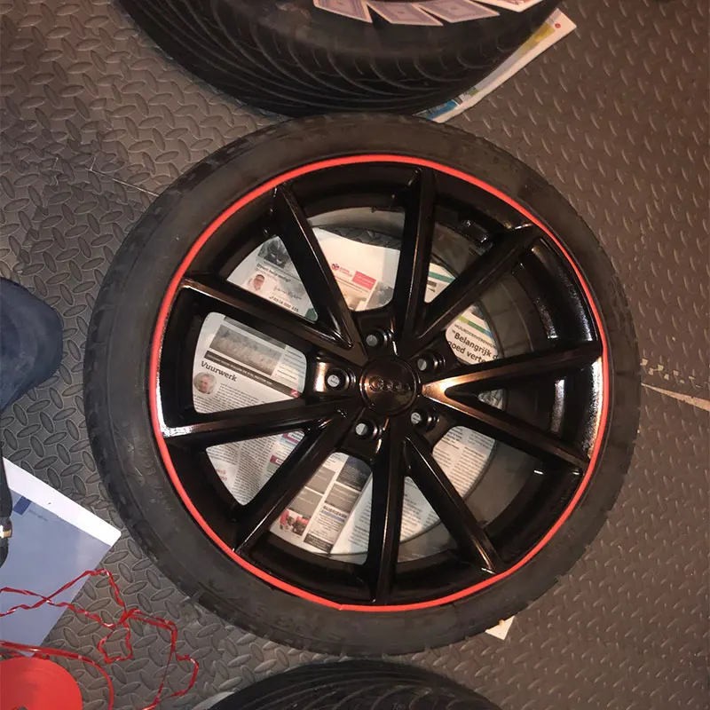 8 м рулон лезвия с ободом автомобиль Цвет колесные диски протекторы Декор полосы