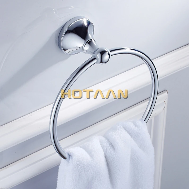 Free shipping Brass Bathroom Accessories Set Robe hook Paper Holder Towel Bar Soap basket bathroom sets chrome HT-13500-C-5 |