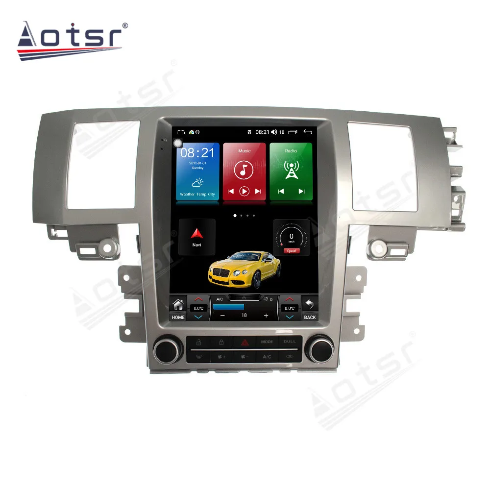 Автомагнитола для Jaguar головное устройство с GPS-Навигатором Android 10 128G XF XFR-S V6 V8 SC SV8