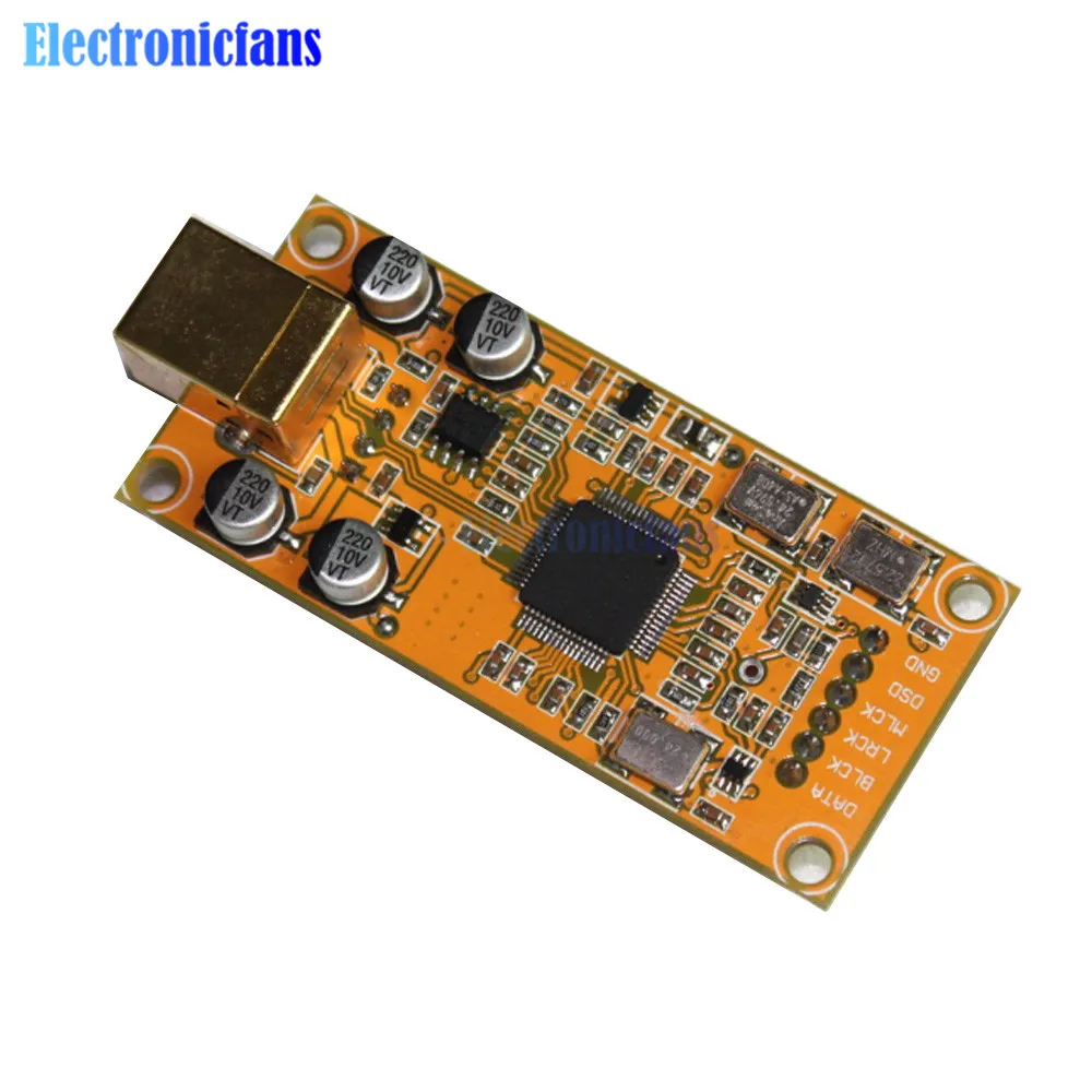 

USB XMOS XU208 Daughter Card Decode Board Module Support 32BIT 384K ES9018 Compatible Amanero USB IIS Digital Interface