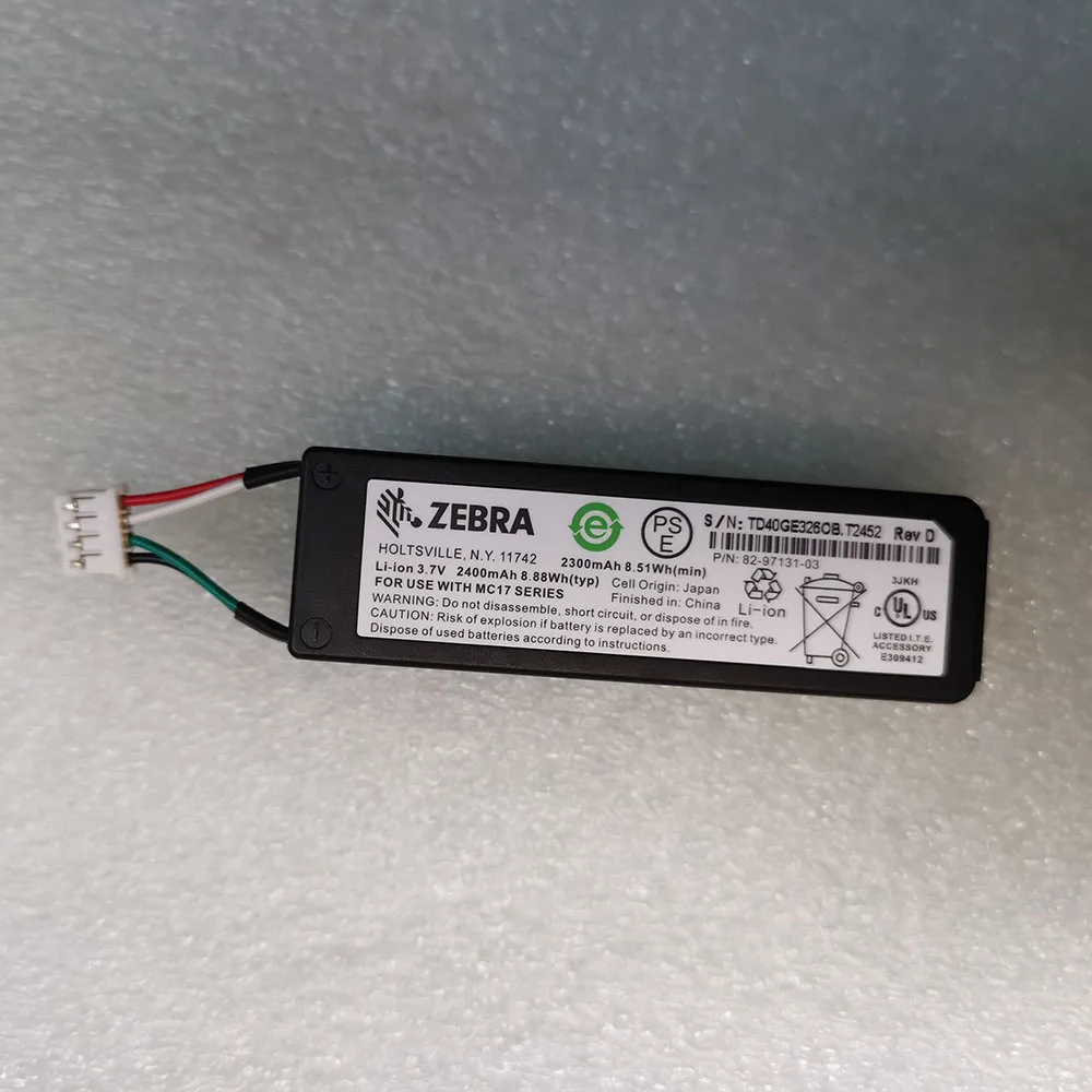 

new original 2400mah battery for zebra MC17 82-97131-03