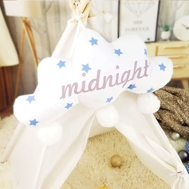 INS детская комната облака Новорожденные висячие украшения кроватка кровать
