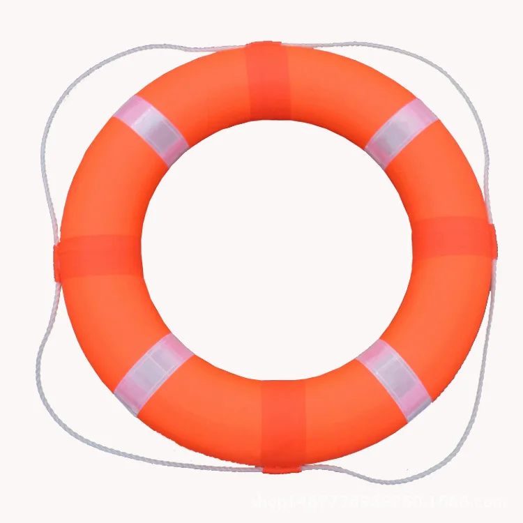 

Mediterranean Solid Life Buoy Decoration Children Adult Foam Professional Lifebuoy Water Rescue Seguridad Water Sports DK50LB