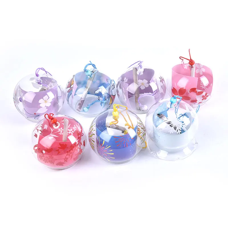 1 шт. романтические поделки японские ветряные колокольчики из стекла с цветком