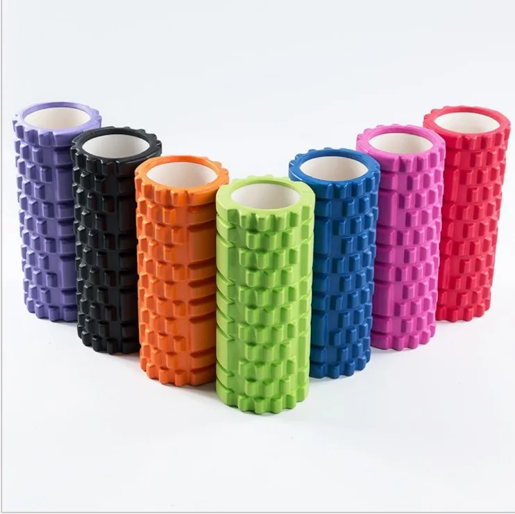 Полый столбец для йоги Пилатес Йога пена роликовые блоки поезд тренажерный зал