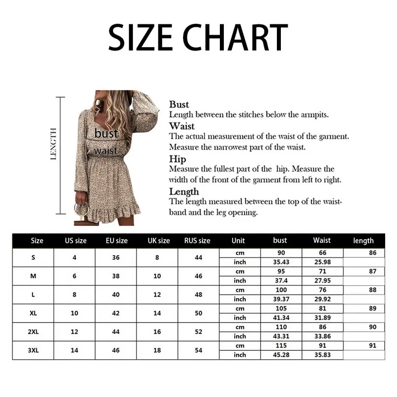 

2021 Summer Dress Ladies Sexy Floral Print Boho Beach Short Skirt Ruffled Long-sleeved A-line Mini Dress Wrap Skirt Summer Dress