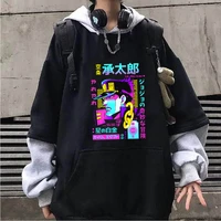 jojos bizarre adventure oversized hoodies anime hoodie streetwear hip hop sweatshirt long sleeves loose pullover woman mens