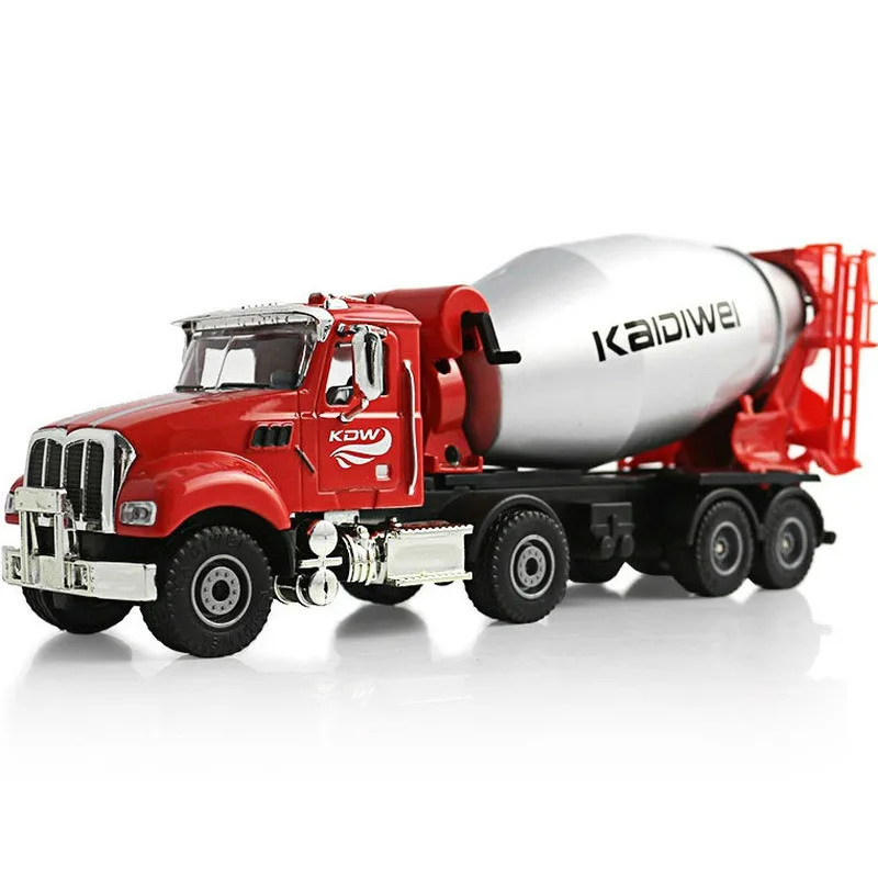 

2019 new 1:50 alloy die-casting engineering car hardcover cement mixer car imitation car model true children Christmas gift toys