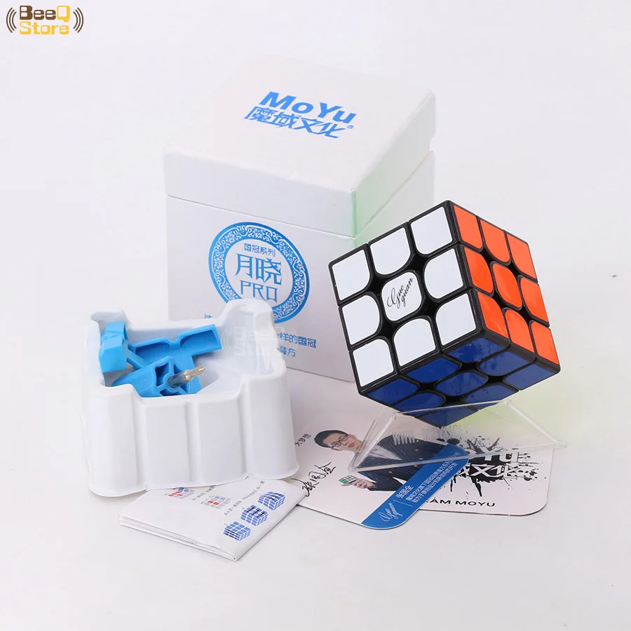 3x3 Guoguan Yuexiao Pro магический куб головоломка Magico Cubo Professional соревнования Развивающие