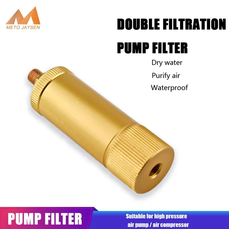 PCP Paintball Hand Air Pump Filter M10x1 Thread with Cotton Elements 300bar 4500psi Water-Oil Separator Filtering Purify Air