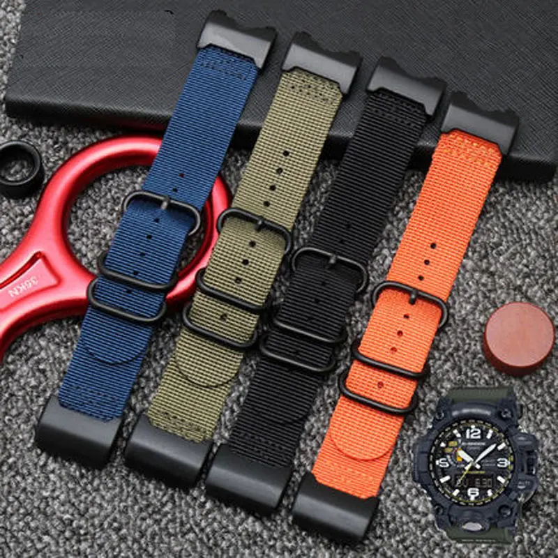 Нейлоновый ремешок-адаптер для наручных часов для gshock modified big mud king GWG-1000-1A/A3/1A1GB/GG 24 мм ремешок для часов