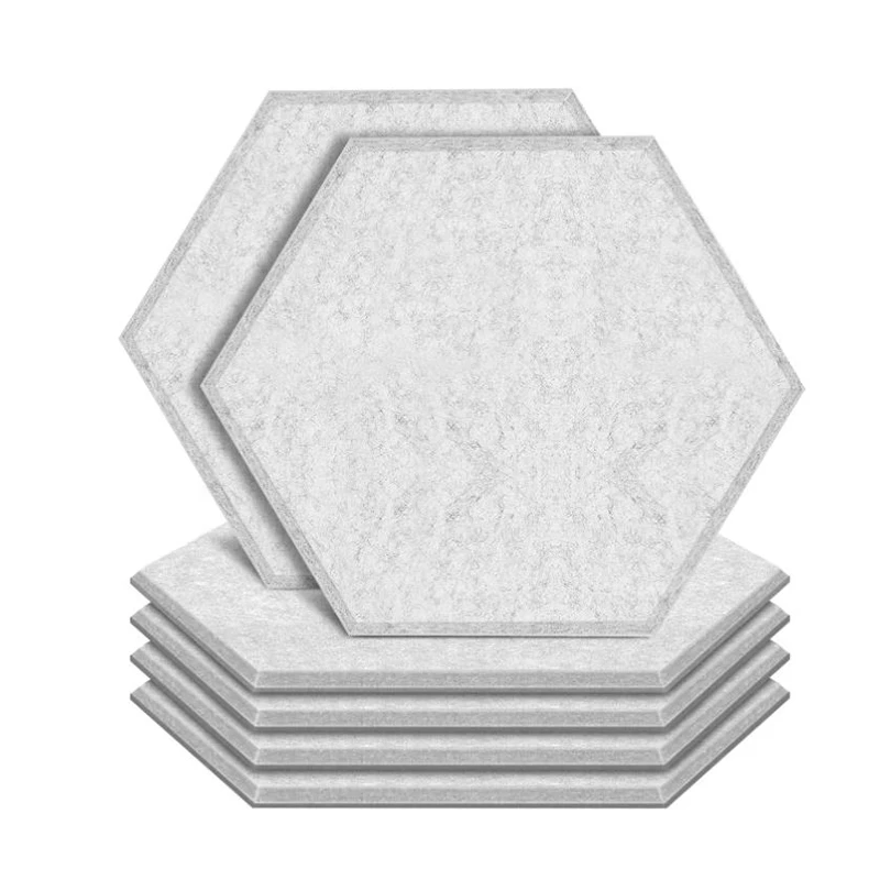 

6 Pieces of Acoustic Panel Sound Insulation Pads, Sound Insulation Panels for Wall Decoration and Acoustic Treatment CNIM Hot