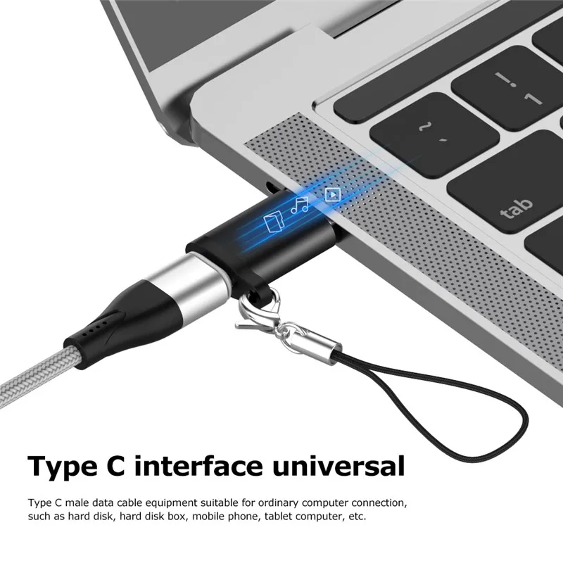 Адаптер Type C OTG USB Женский на 3 0 Мужской конвертер кабель для зарядки и