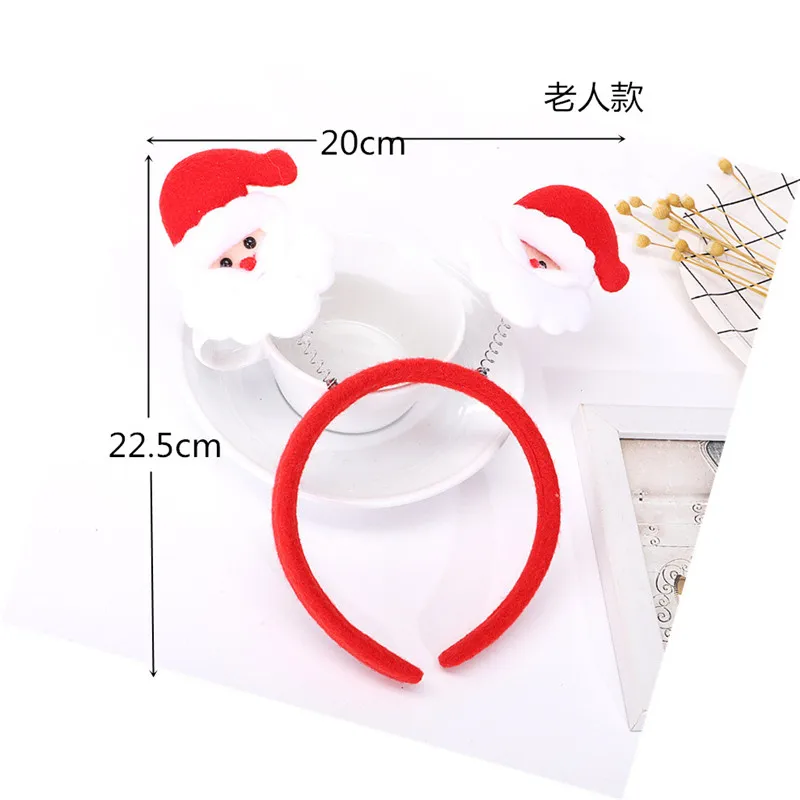 

Christmas Headband Santa Tree Elk Antlers Headband Kids Adult Headwear Reindeer Ornaments Christmas Party Headbands For Women