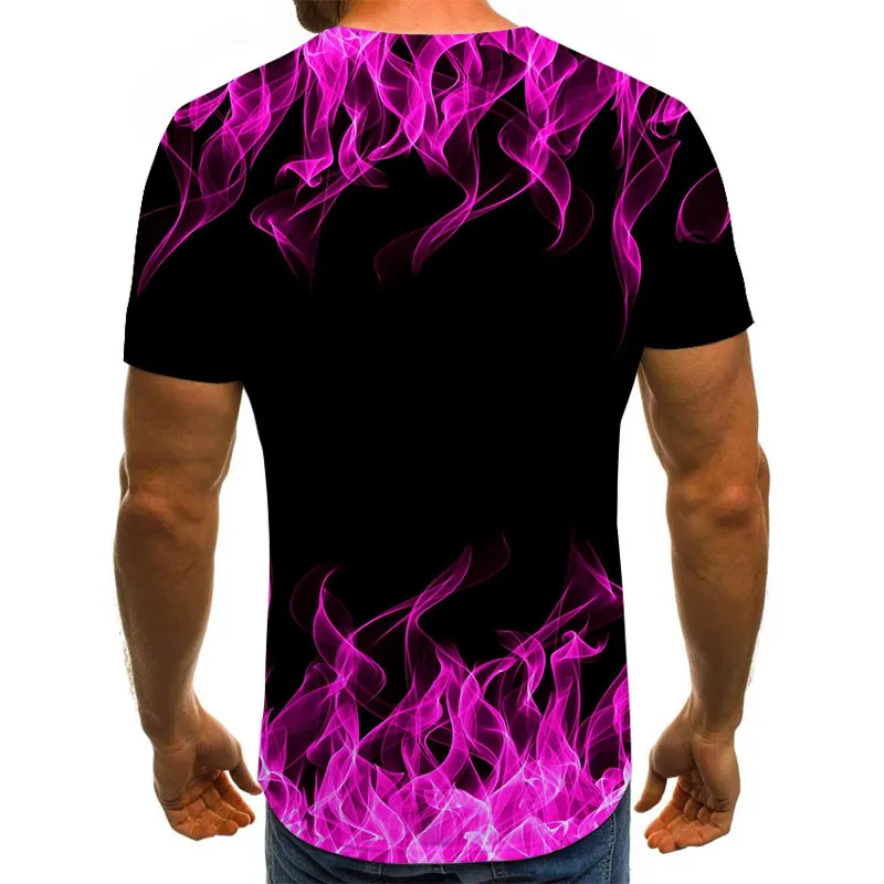 

2021 summer new 3D t-shirt men's short sleeve shirt T-shirt camouflage fun graphic 3D t-shirt men's wear street casual wear