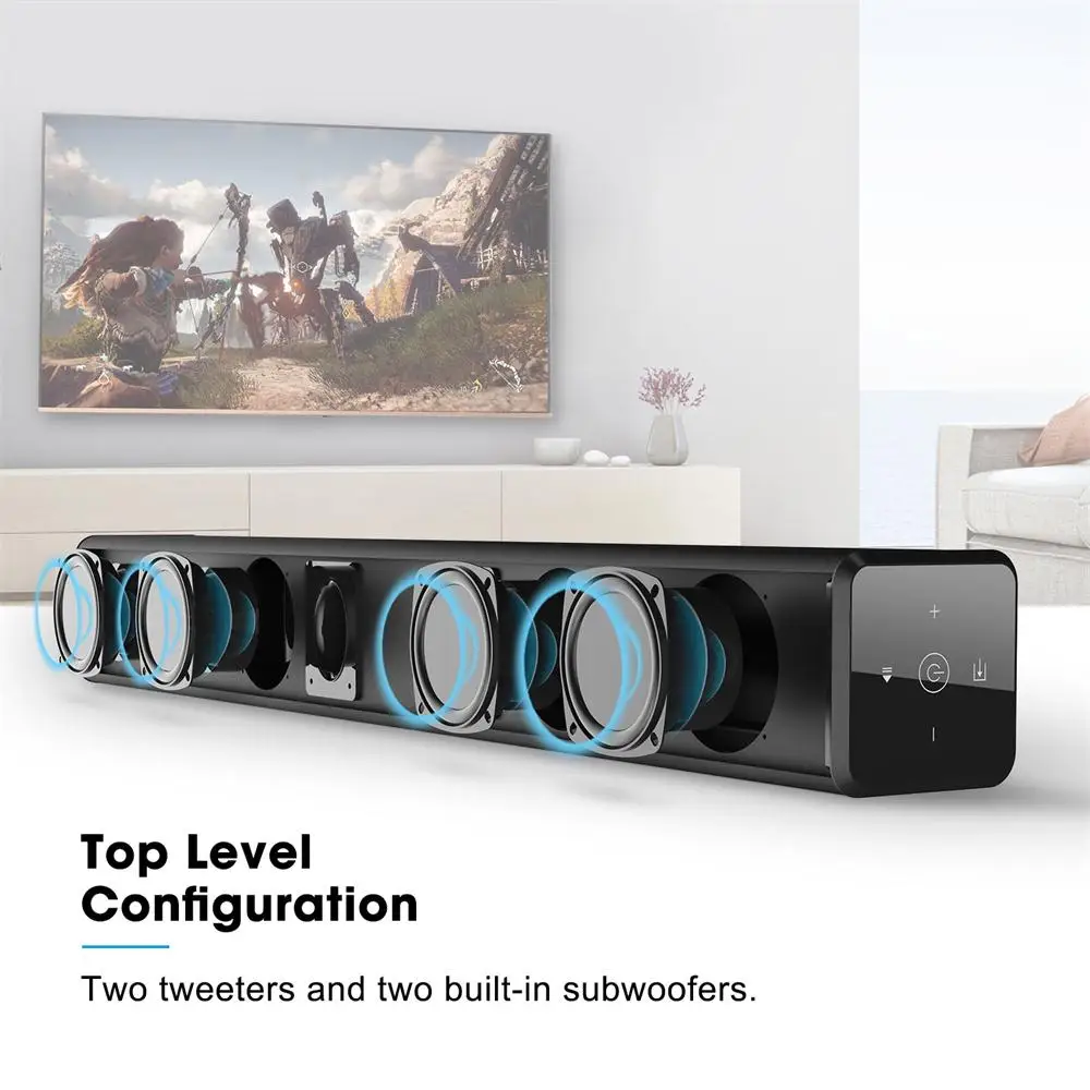 100w Soundbar Bluetooth Speakers With Subwoofer Caixa De Som Bluetooth Speaker Wireless Soundbar TV Nest Google Loudspeaker enlarge