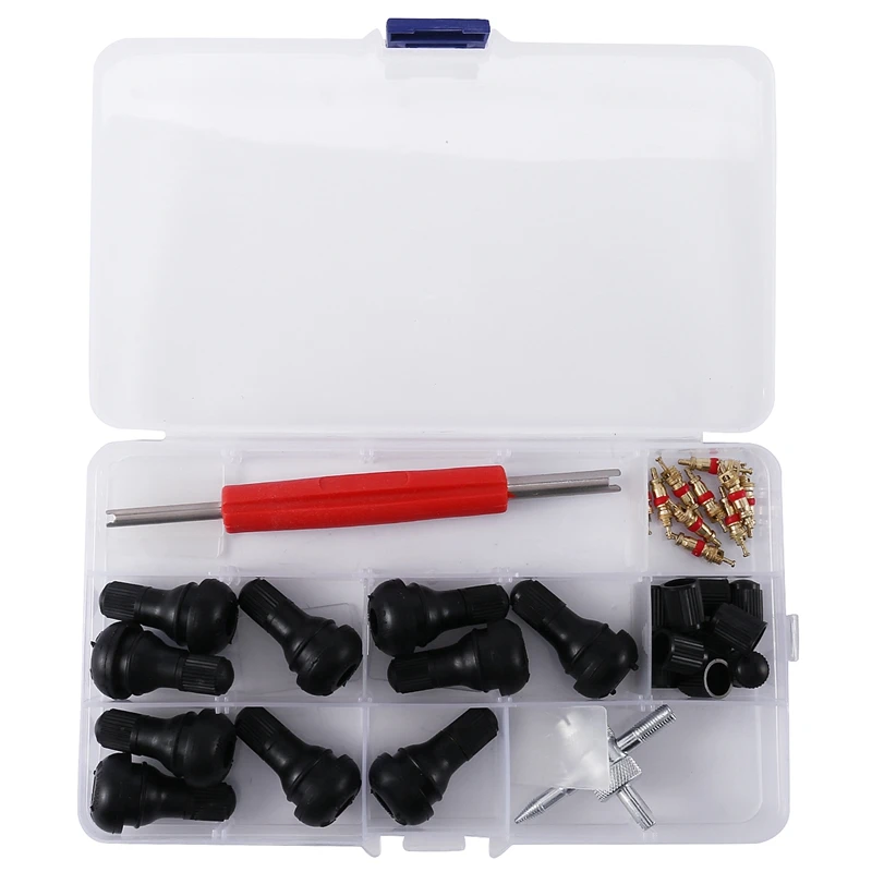 

Valve Stem Puller Installer Tool Tire Snap in Valve Stem, Dual Single Head Tire Valve Core Remover