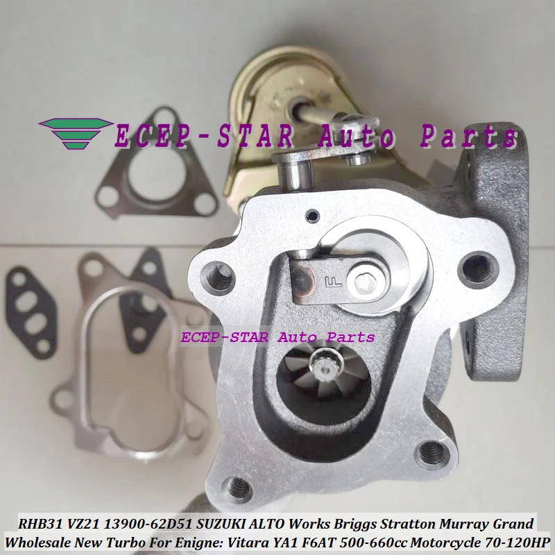 Бесплатная доставка RHB31 VZ21 13900 62D51 турбо для SUZUKI Jimny ALTO работает Briggs Stratton Murray 500 660cc