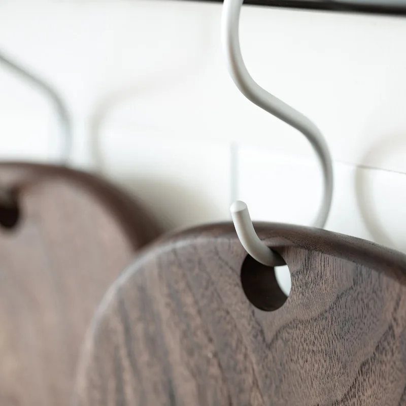 Разделочные доски разделочная доска черного ореха бытовая из цельного дерева