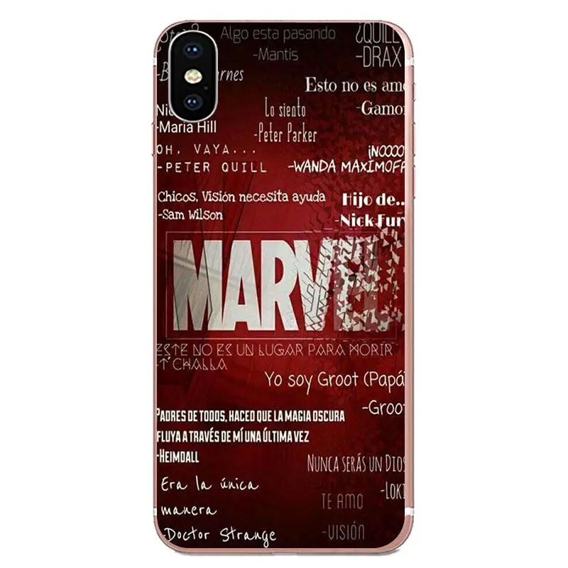 Мягкий художественный принт с логотипом комиксов Marvel для Galaxy Note 10 A10E A10S A20S A30S A40S