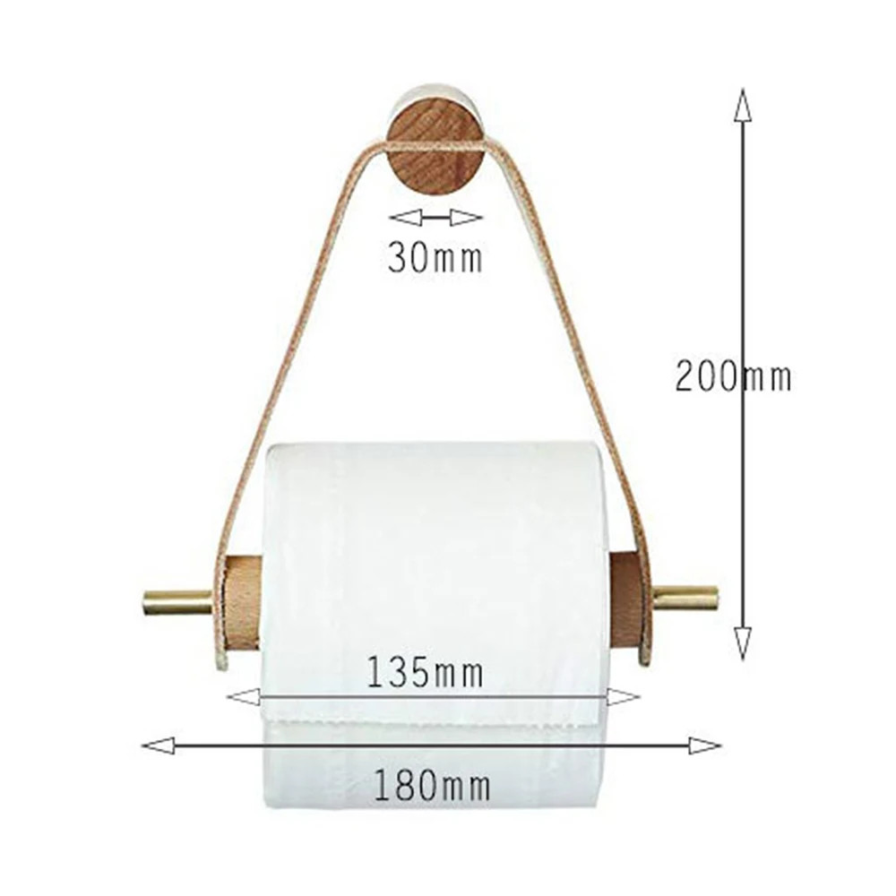 

New Wooden Kitchen Vertical Rolled Toilet Paper Holder Bathroom Storage Paper Hand Towel Dispenser Toilet Tissue Paper Rack