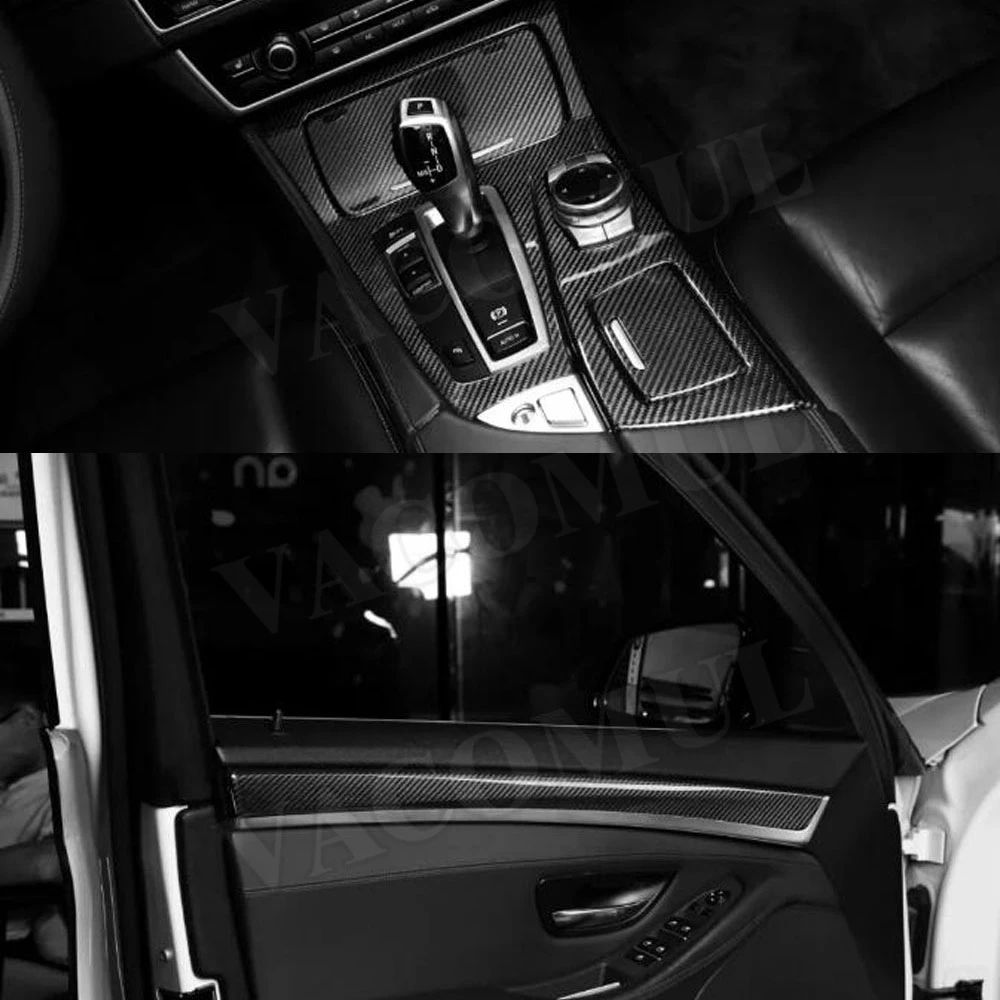 Отделка двери салона автомобиля из углеродного волокна для приборной панели