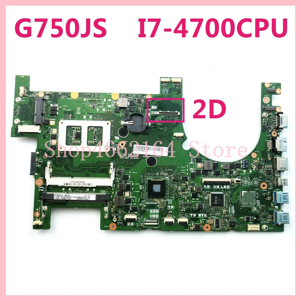 Материнская плата для ноутбука ASUS G750JS G750JM G750JW G750JH G750JX G750J G750|Компьютерные кабели и